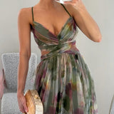 Giselle | Magical maxi dress with floral pattern