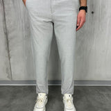 Flex Elegant Grey Trousers