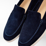 Navy Blue Marina Loafers