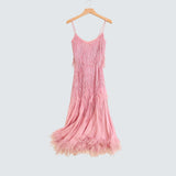 Adena Mini Feather Dress™ | Elegant Style