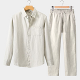 Long Sleeve Summer Set - Grey