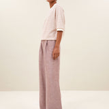 Neva Jersey Stripe Top | Sunset Rose Stripe