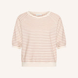 Neva Jersey Stripe Top | Sunset Rose Stripe