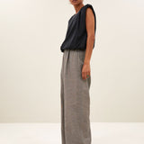 Benji melange pants | charcoal melee