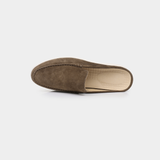 Brown Marina Suede Slippers