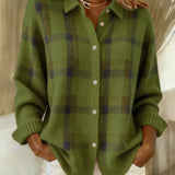 Felicia™ | Relaxed Plaid Sweater