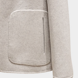 Luxury Suede Bomber Jacket