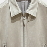 Luxury Suede Bomber Jacket