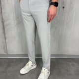 Flex Elegant Grey Trousers