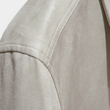 Luxury Suede Bomber Jacket