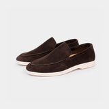 Coffee-colored Marina Loafers