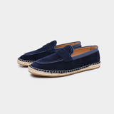 Navy Blue Penny Seaside Espadrilles