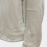 Luxury Suede Bomber Jacket