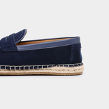 Navy Blue Penny Seaside Espadrilles