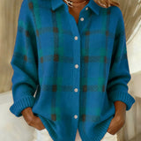 Felicia™ | Relaxed Plaid Sweater
