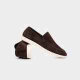 Coffee-colored Marina Loafers