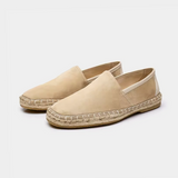 Elevandiluu karva merekarbimustriga espadrillid