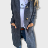 Olga | Elegantne pikk kootud kardigan
