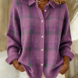 Felicia™ | Relaxed Plaid Sweater