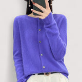 Darija™ – Soft Knit Button-Up Blazer
