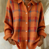 Felicia™ | Relaxed Plaid Sweater