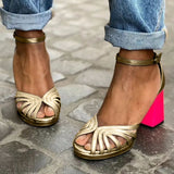 Milvia | Classic Ankle-Strap Open-Toe Sandals