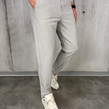 Flex Elegant Grey Trousers