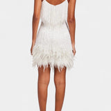 Adena Mini Feather Dress™ | Elegant Style
