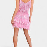 Adena Mini Feather Dress™ | Elegant Style