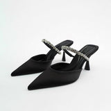 Alina | Rhinestone High Heels