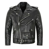 Jakub | Classic Biker Leather Jacket