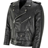 Jakub | Classic Biker Leather Jacket