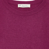Magenta crew neck sweater