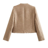 Clarette | Elegant Short Blazer with Button