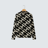 Adéla | Elegant Sweater with a Geometric Pattern