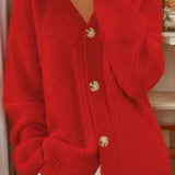 Klára | Fine-Textured Knit Cardigan