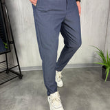 Smart Elegant Comfort Blue Trousers