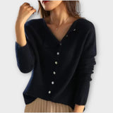 Tereza | Elegant Sweater with Asymmetric Fastening