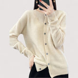 Darija™ – Soft Knit Button-Up Blazer
