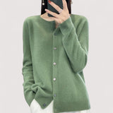 Darija™ – Soft Knit Button-Up Blazer