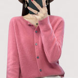 Darija™ – Soft Knit Button-Up Blazer