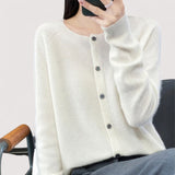 Darija™ – Soft Knit Button-Up Blazer