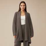 Veronika | elegantne pika tegumoega kardigan taskutega