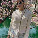 Clarette | Elegant Short Blazer with Button