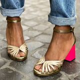 Milvia | Classic Ankle-Strap Open-Toe Sandals