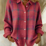 Felicia™ | Relaxed Plaid Sweater
