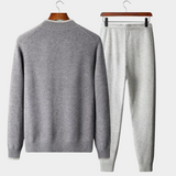 Pure Extra-Fine Merino Wool Two-Tone Set