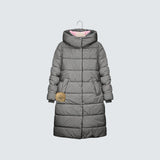 Karolína | Elegant Long Winter Jacket with a Hood