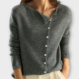 Tereza | Elegant Sweater with Asymmetric Fastening