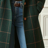 Florencia™ | Retro Redesigned Plaid Tweed Coat